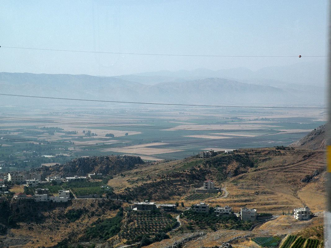 Bekaa Valley 03 Bekaa Valley With Syria Over The Far Hills 